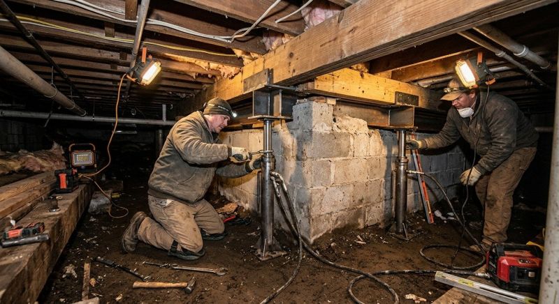 Basement Foundation Repair in Whatcom County, WA