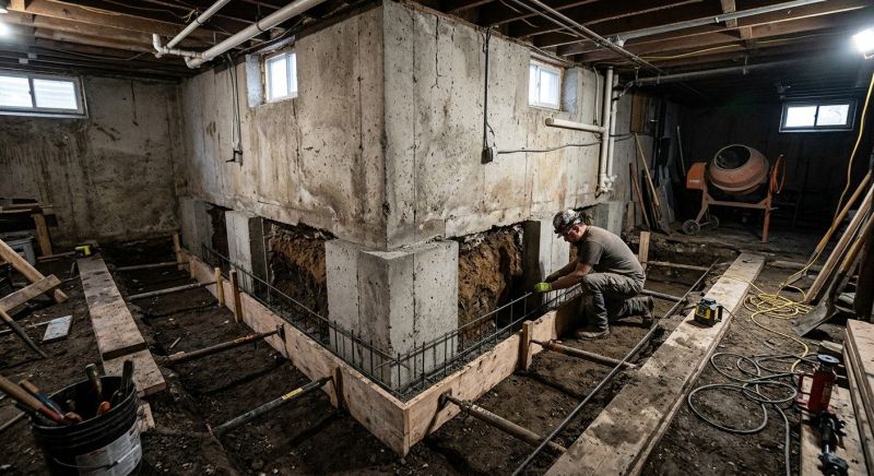 Basement Underpinning in Anacortes, WA