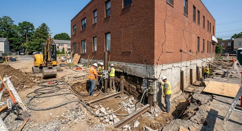 Building Foundation Repair in Anacortes, WA