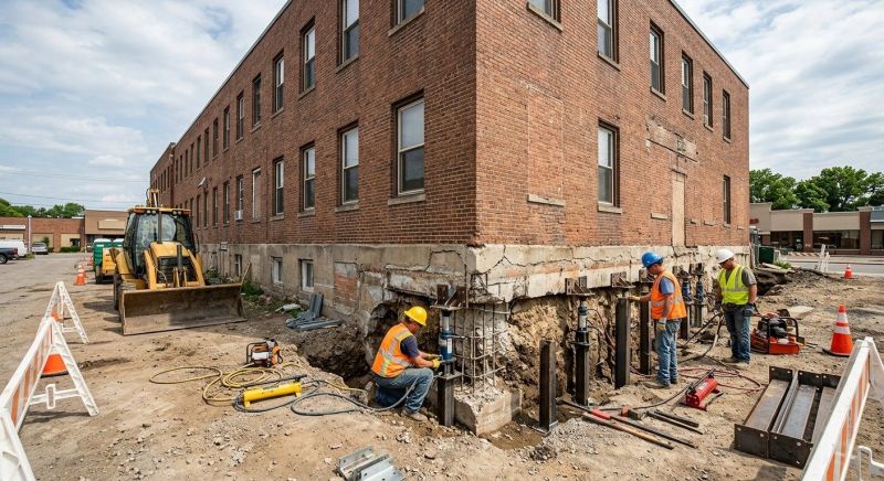 Commercial Foundation Repair in Anacortes, WA