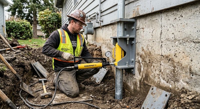 Concrete Foundation Leveling in Whatcom County, WA