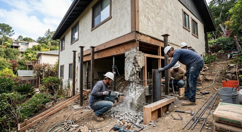 Concrete Foundation Repair in Oak Harbor, WA
