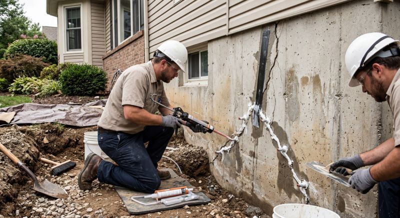 Cracked Foundation Repair in Whatcom County, WA