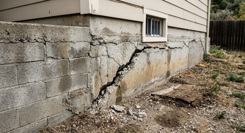 Cracked Foundation Repair in Whatcom County, WA