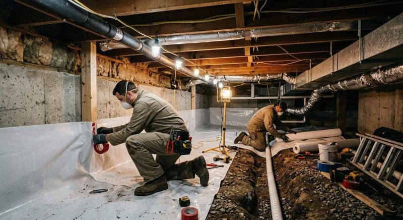 Crawl Space Leveling in Anacortes, WA