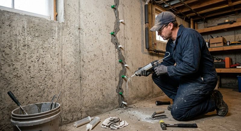Foundation Crack Repair in Eastsound, WA