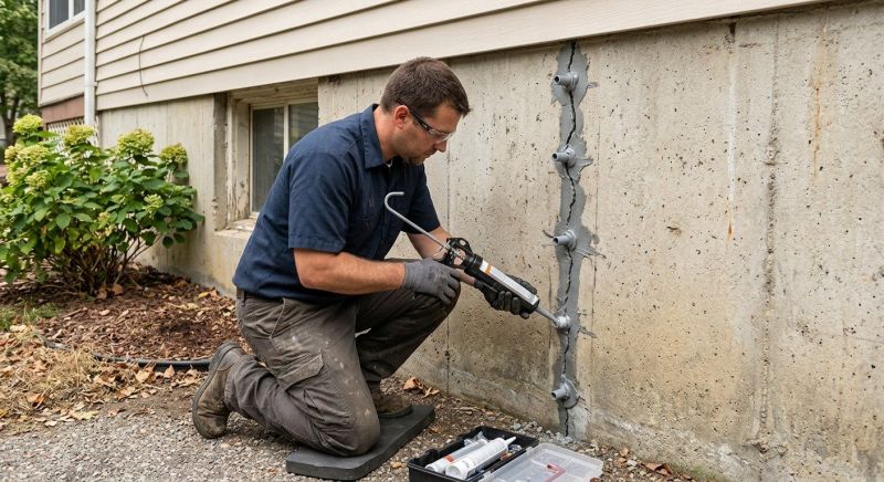 Foundation Crack Sealing in Anacortes, WA