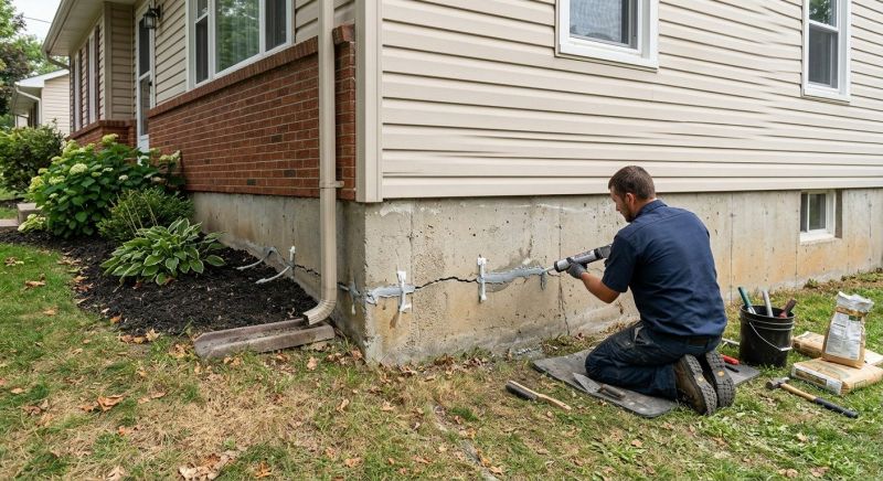 Foundation Crack Sealing in Anacortes, WA