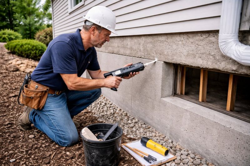 Foundation Crack Sealing in Anacortes, WA