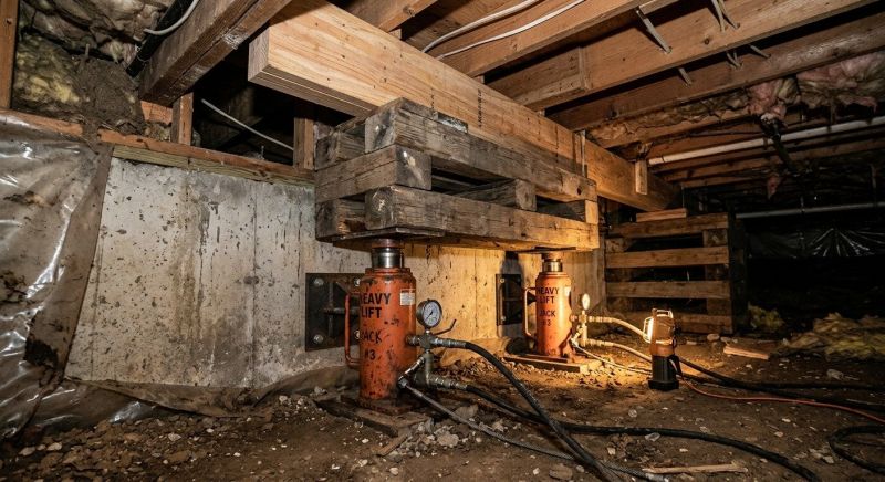 Foundation Jacking in Bellingham, WA