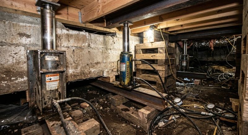 Foundation Jacking in Friday Harbor, WA