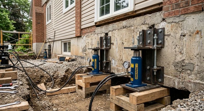 Foundation Jacking in Friday Harbor, WA