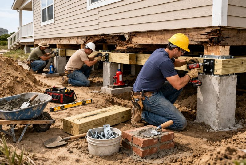 Foundation Raising in Oak Harbor, WA