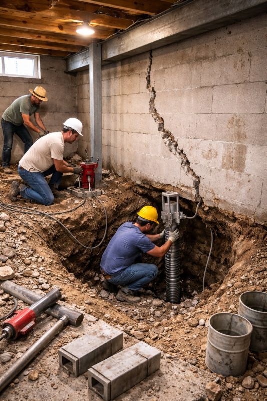 Foundation Structural Repair in Eastsound, WA