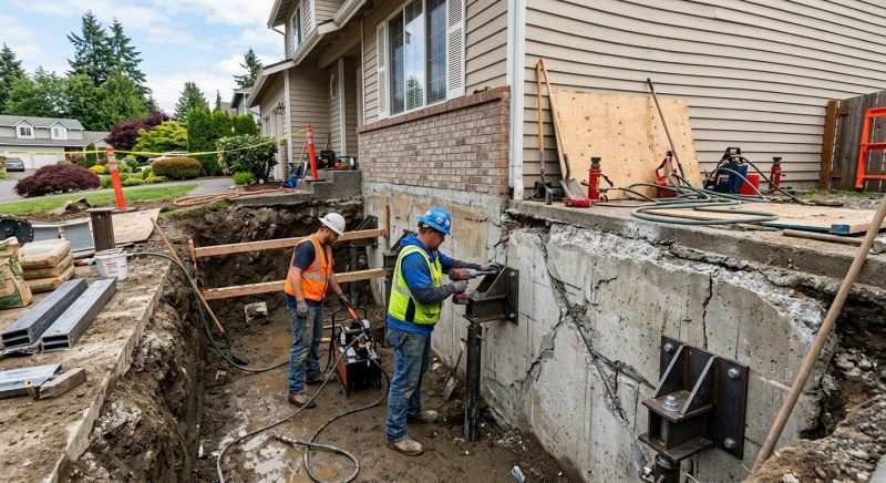 Foundation Structural Repair in Island County, WA