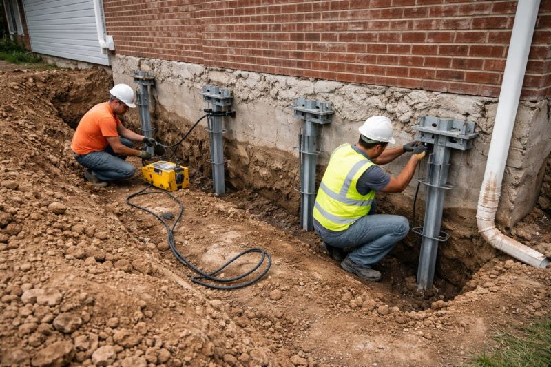 Helical Piers Installation in Anacortes, WA