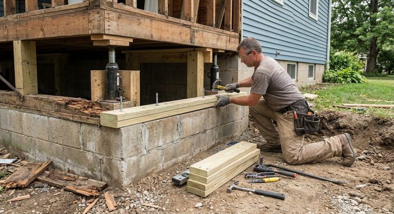 House Foundation Repair in Oak Harbor, WA