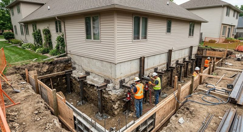 House Underpinning in Anacortes, WA