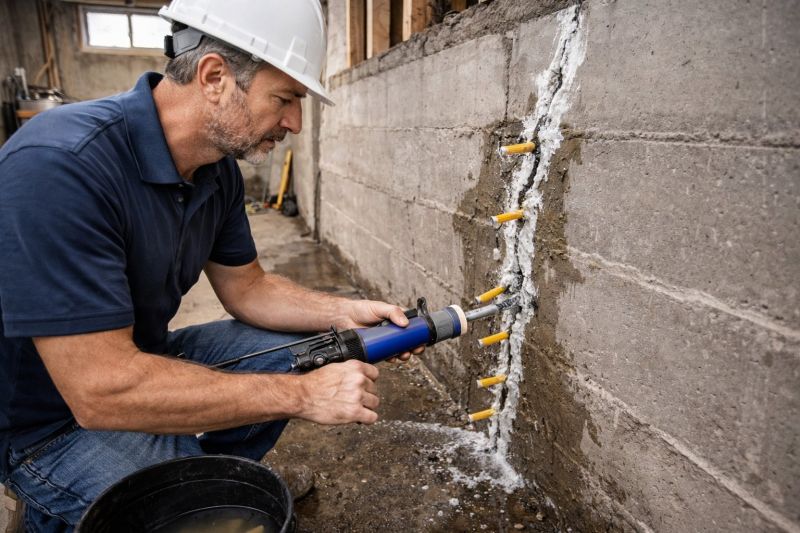 Leaking Foundation Repair in Anacortes, WA