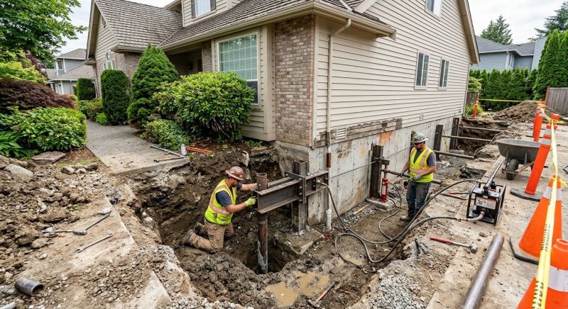 Residential Foundation Repair in Anacortes, WA