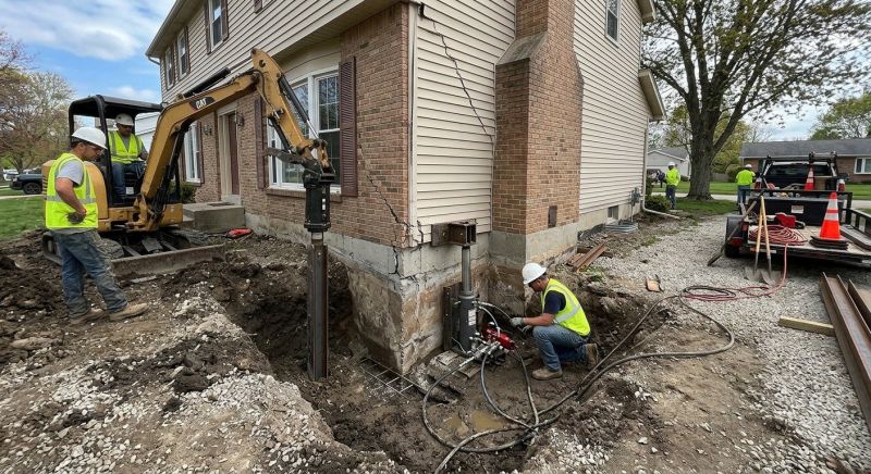 Sinking Foundation Repair in Island County, WA