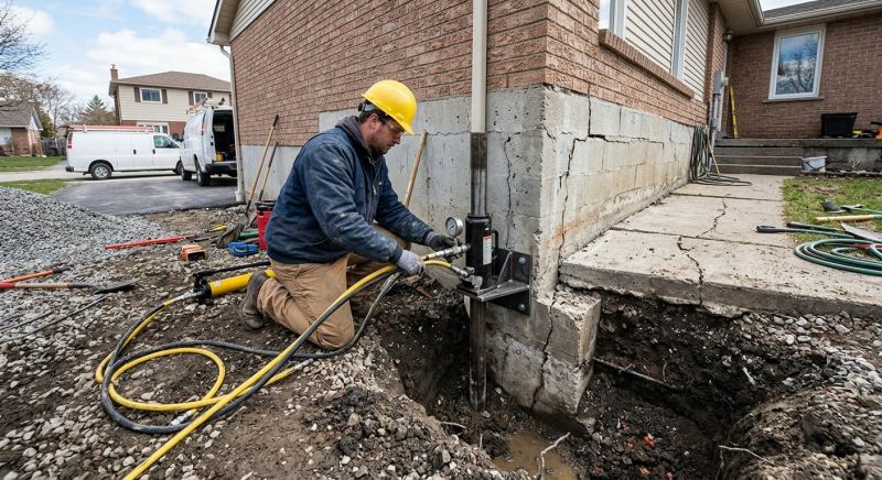 Sinking Foundation Repair in Anacortes, WA