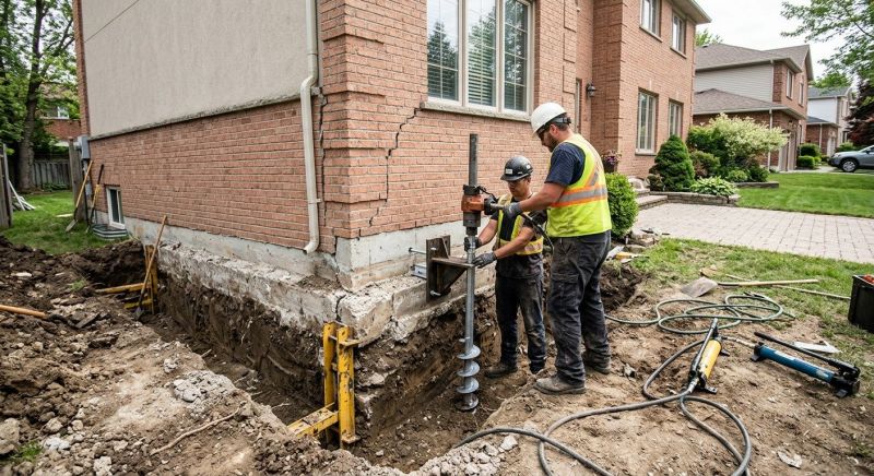 Sinking Foundation Repair in Oak Harbor, WA