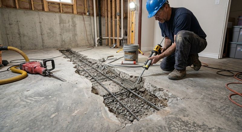 Slab Foundation Repair in Anacortes, WA