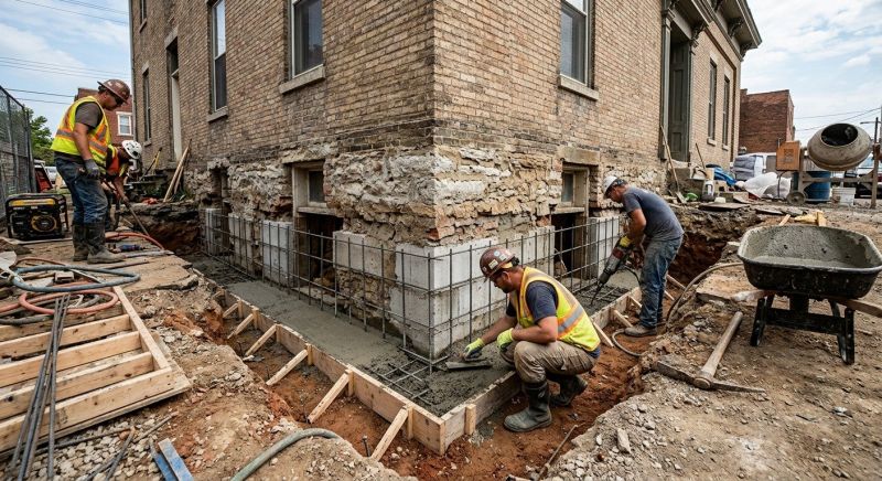 Structural Underpinning in Anacortes, WA